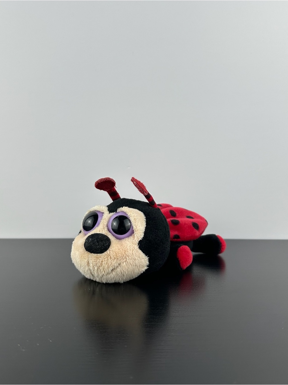 Russ Berrie Rare Lil Peepers Ladie Ladybug 5” Red Black Plush Lady Bug Peeper